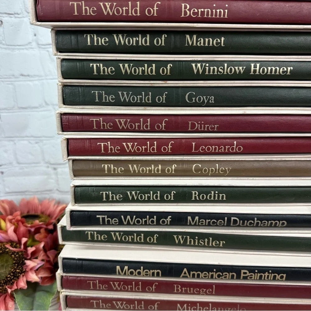 vintage 1970s time-life library of art Coffee Table Book choice of title